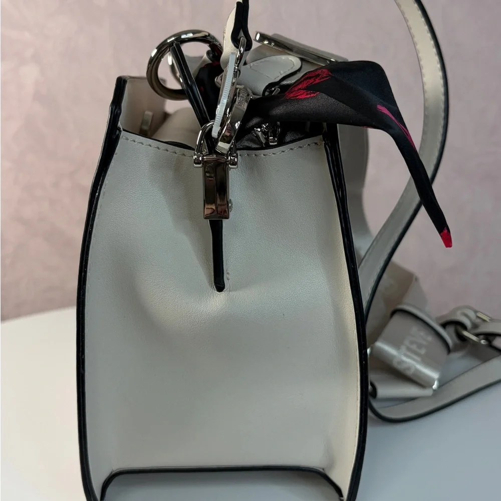 Steve Madden BEvelyn Kiss Print Women's Bag Chalk - Picture 10 of 16